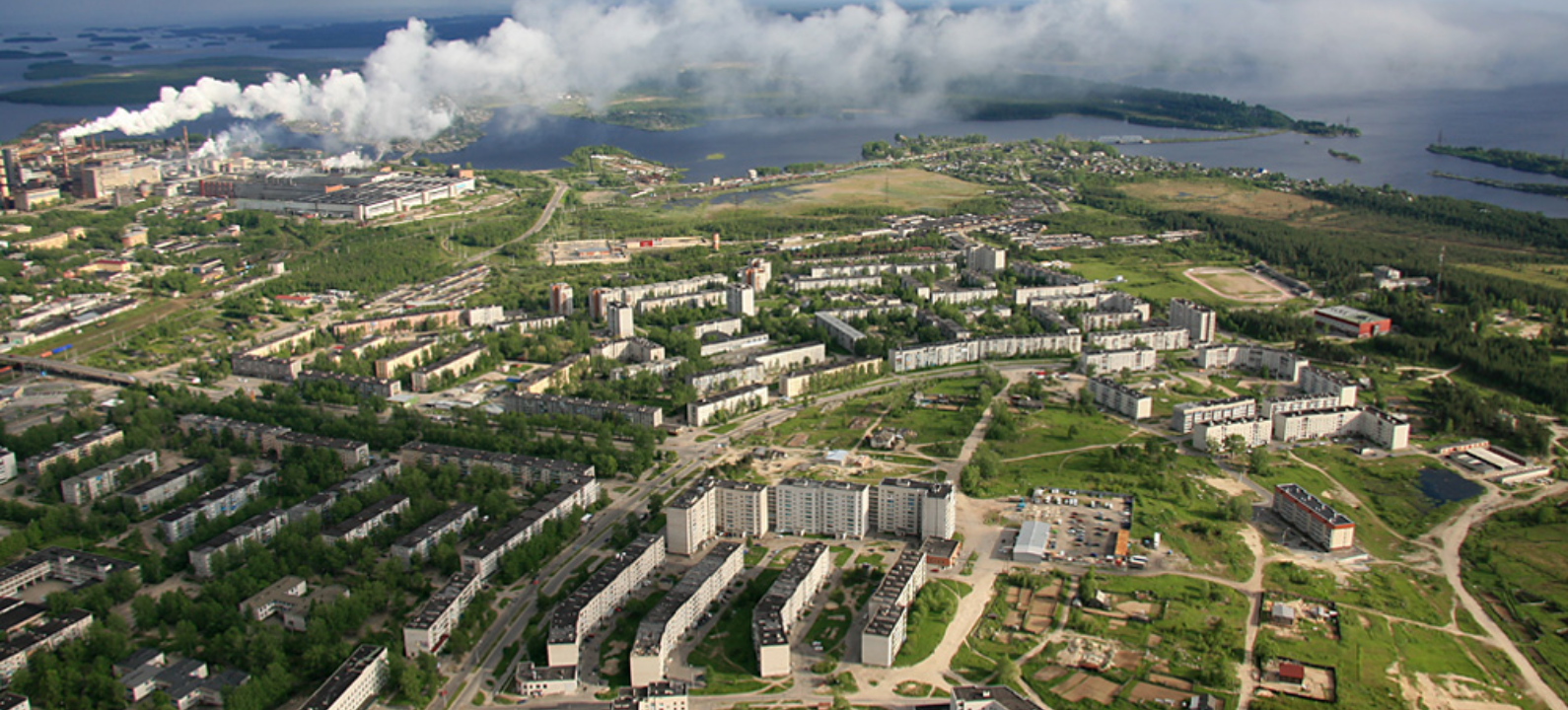 Сегежа — город на северо-западном побережье озера в Карелии, история  города, ЦБК, Троицкий Храм